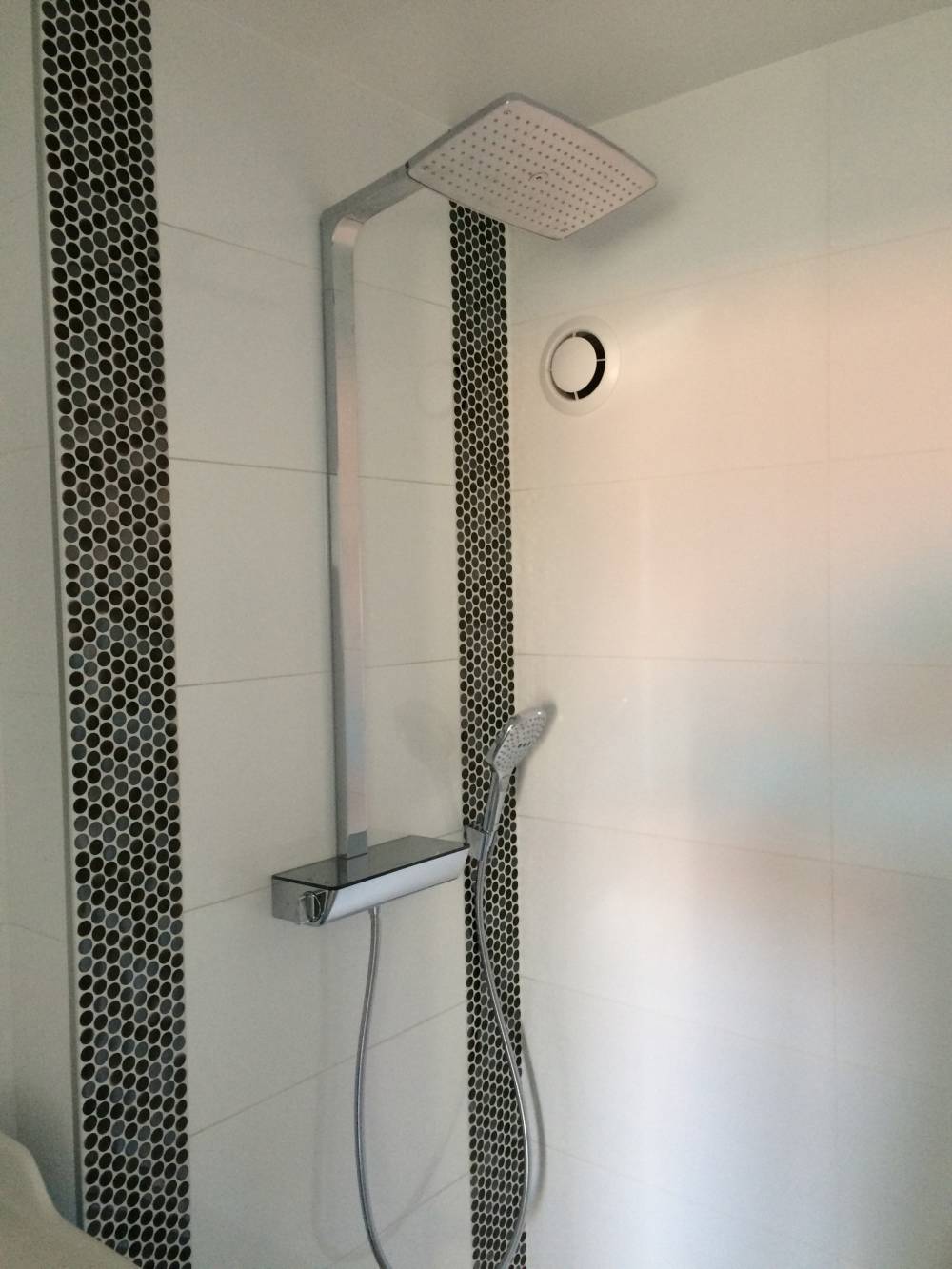 Douche  avec motif