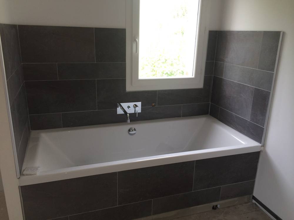 Baignoire carrelage